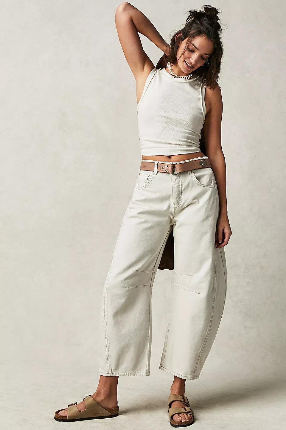 High Jeans Fashion Wide Leg Shape