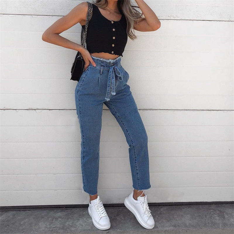 Women's Jeans Flower