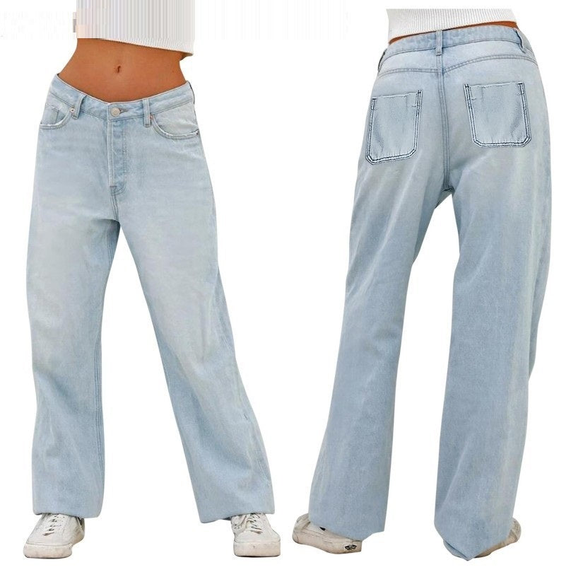 Style Jeans High Waist Loose Wide Legs Type