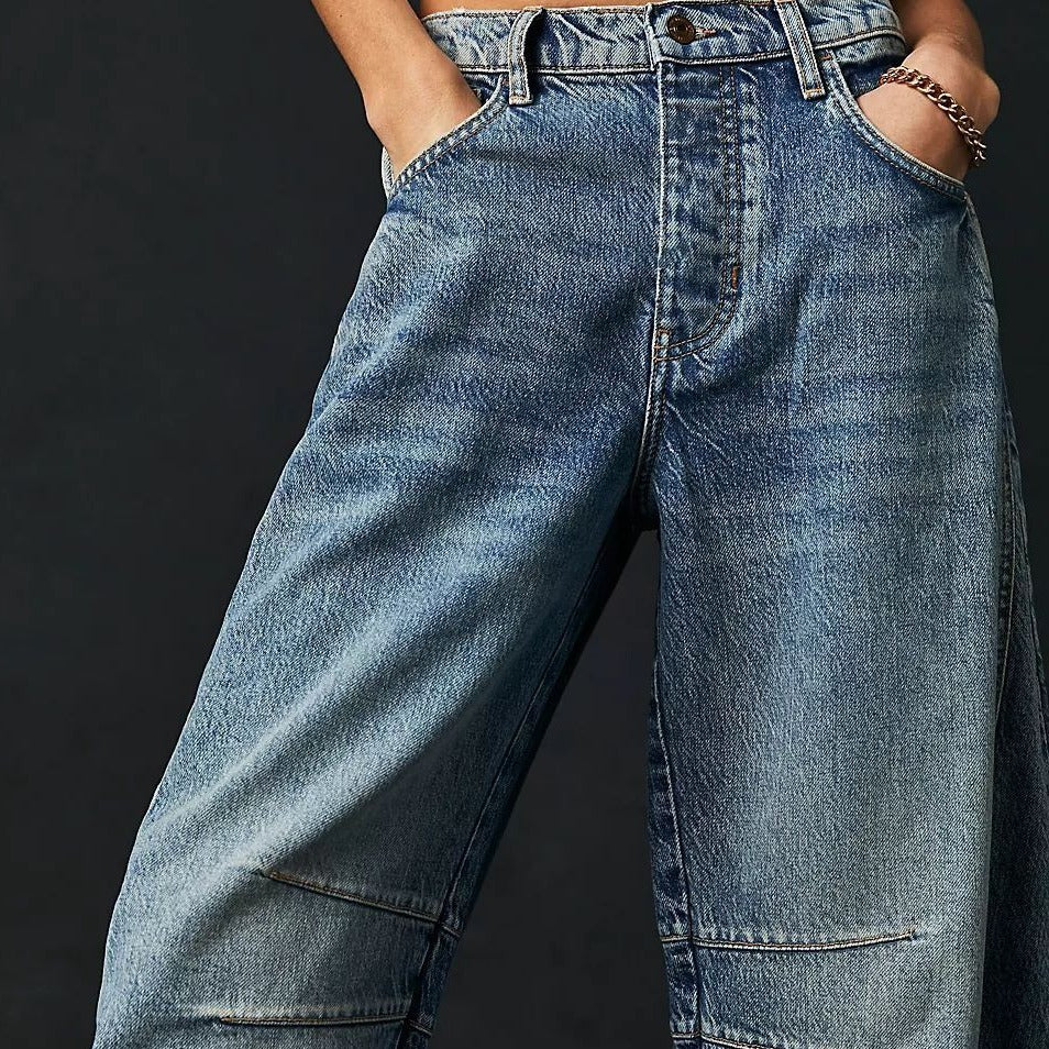 High Jeans Fashion Wide Leg Shape