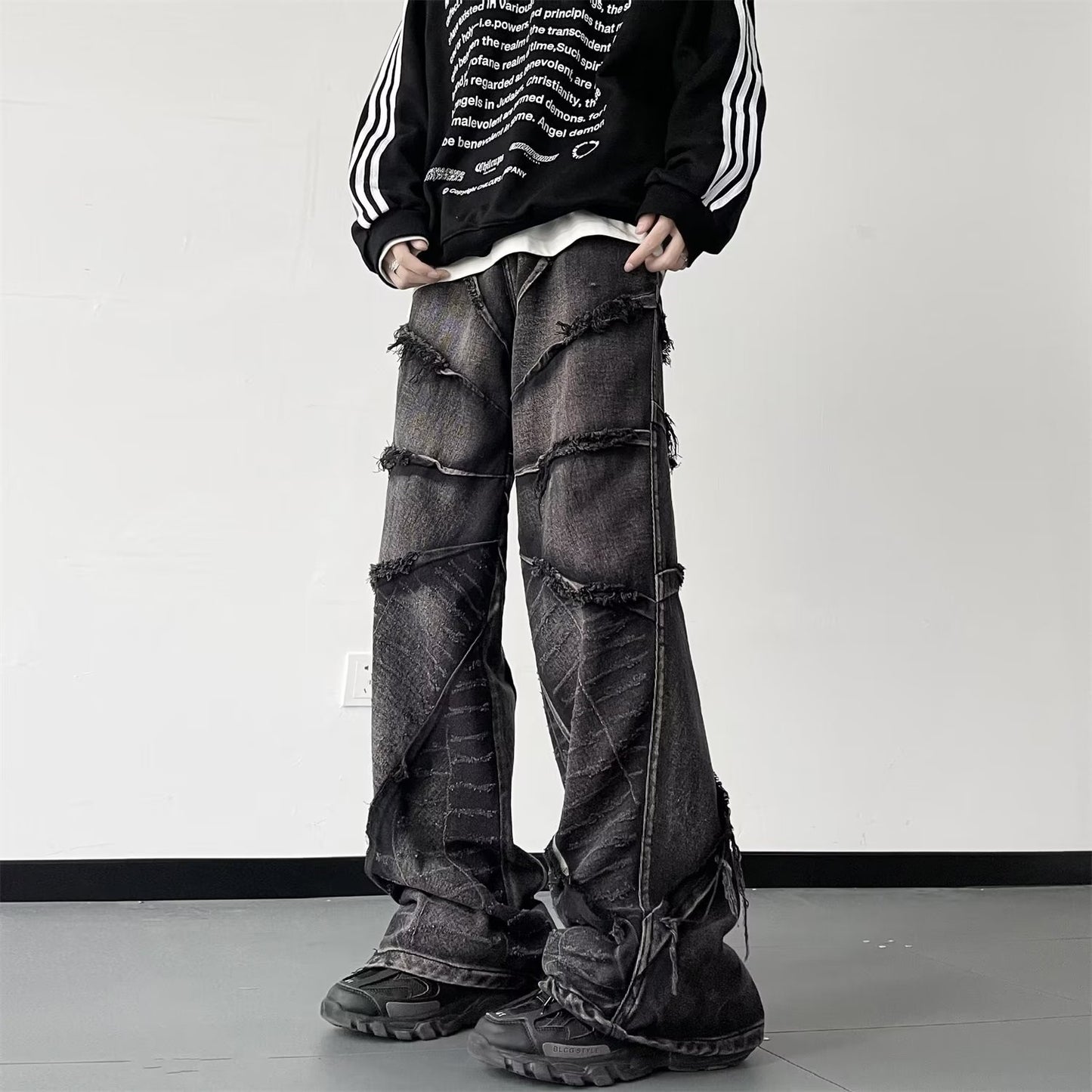 Men's Fashionable Retro Casual Washed Jeans