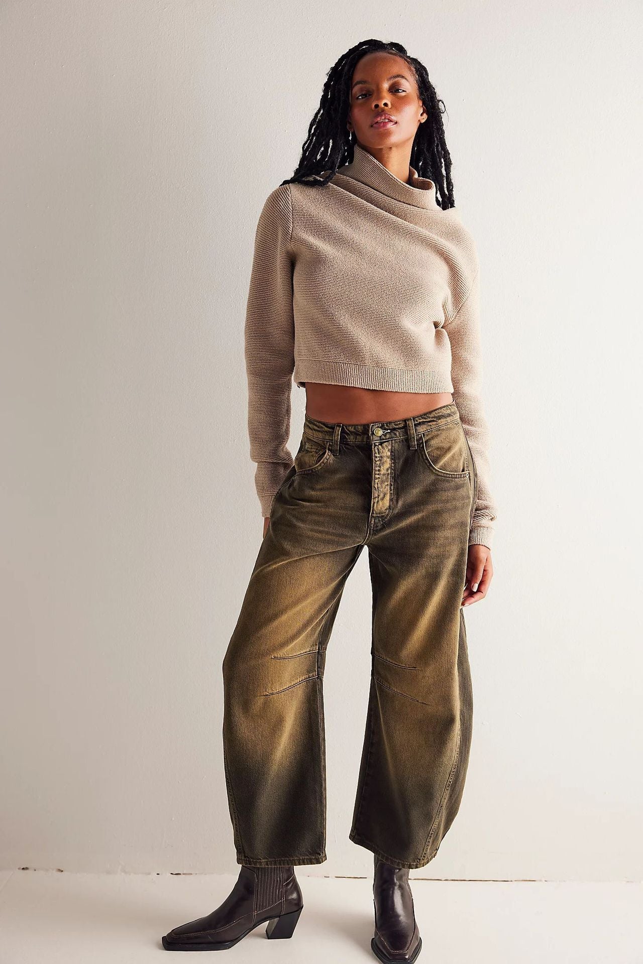 High Jeans Fashion Wide Leg Shape
