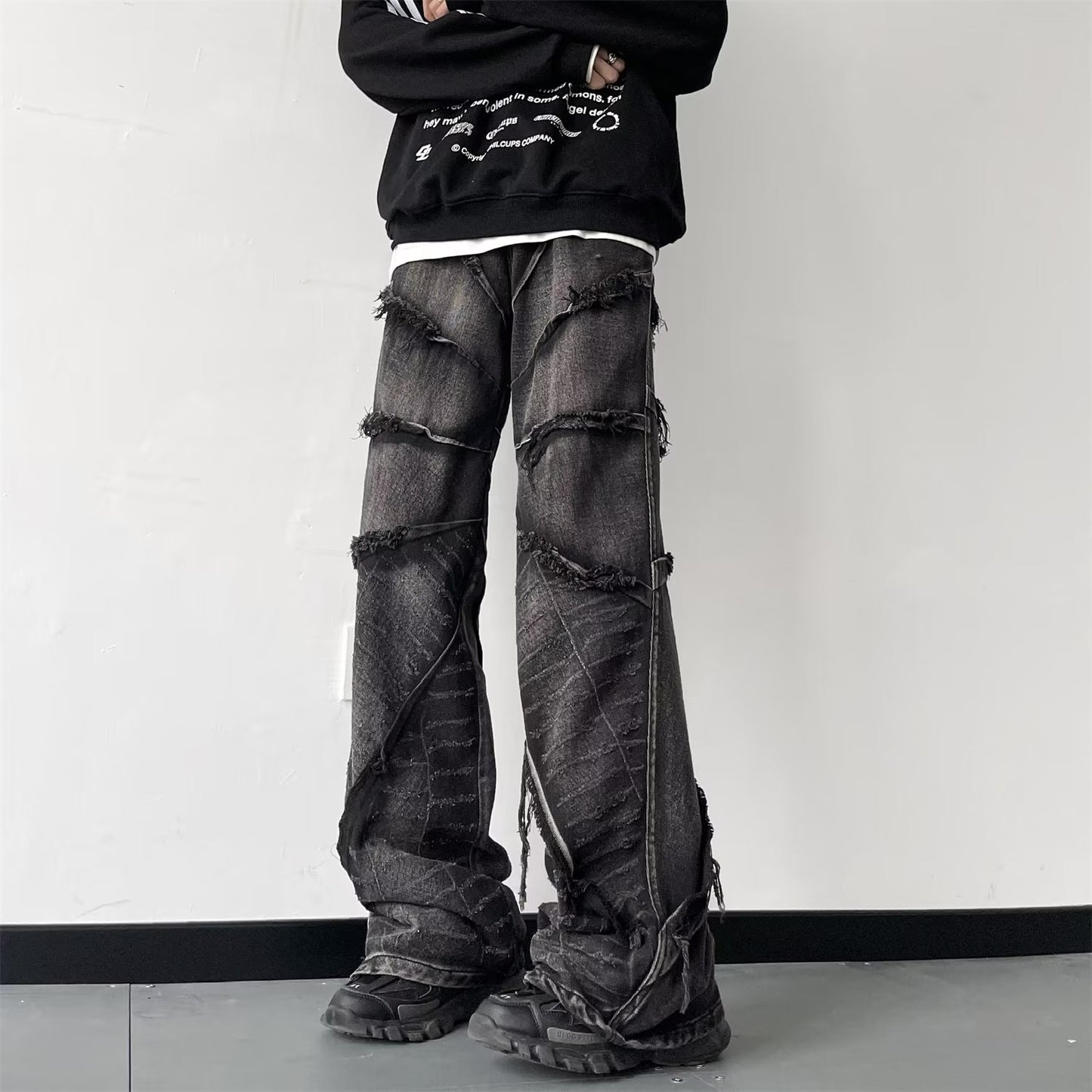 Men's Fashionable Retro Casual Washed Jeans