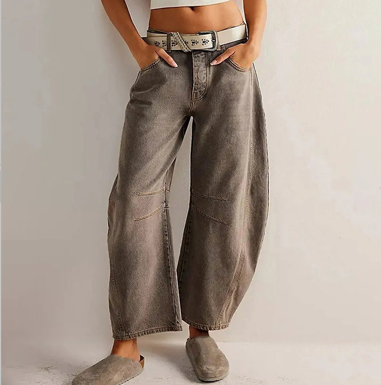 High Jeans Fashion Wide Leg Shape