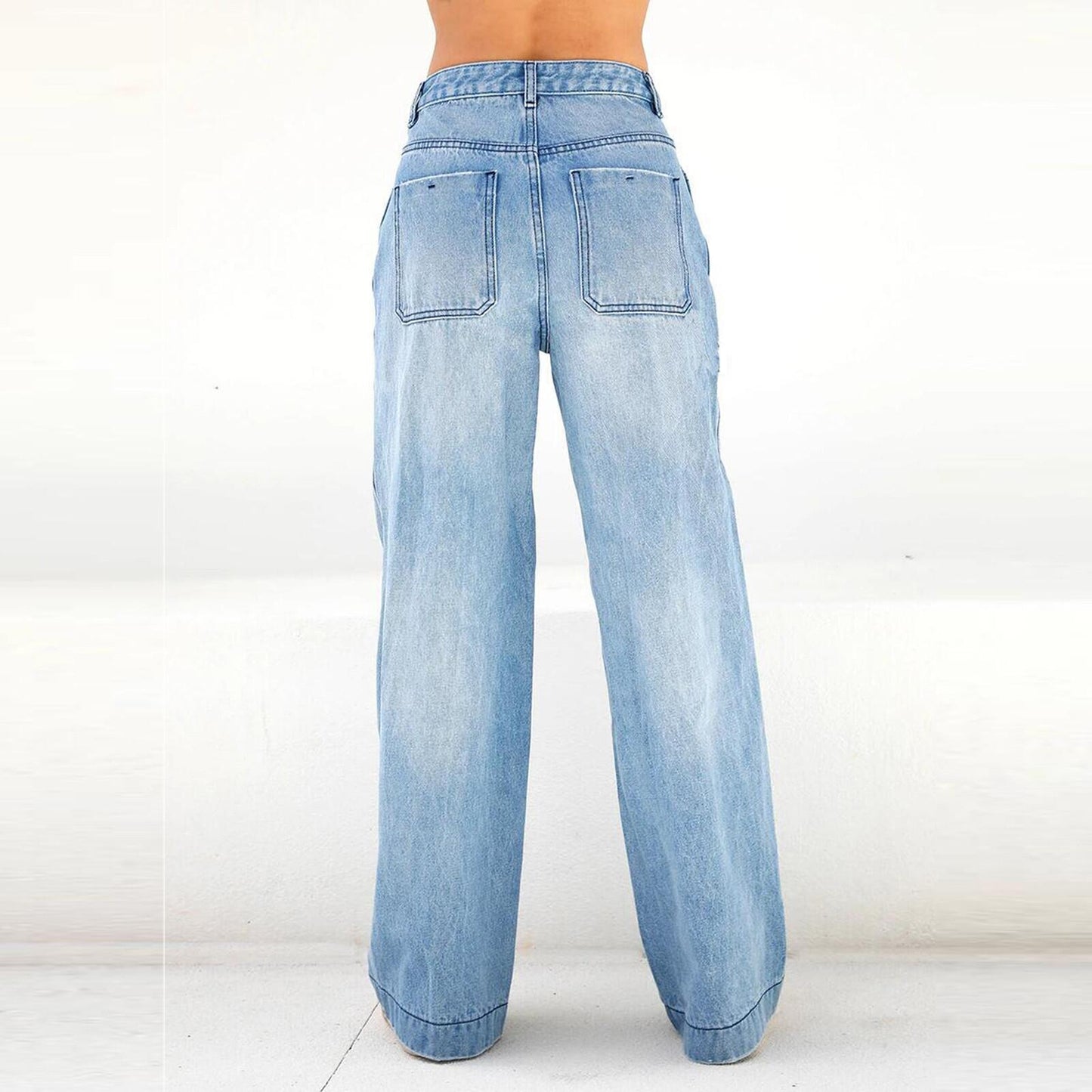 Style Jeans High Waist Loose Wide Legs Type