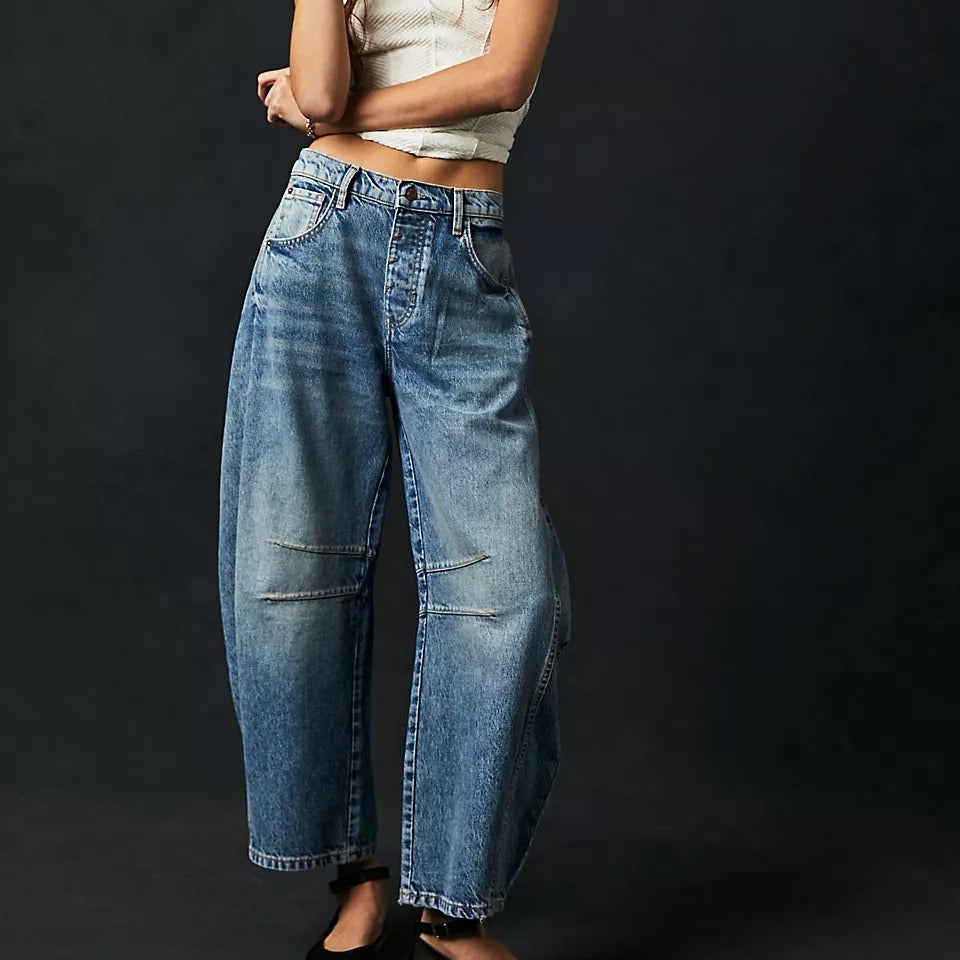 High Jeans Fashion Wide Leg Shape