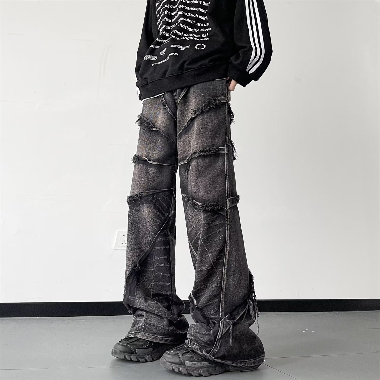 Men's Fashionable Retro Casual Washed Jeans