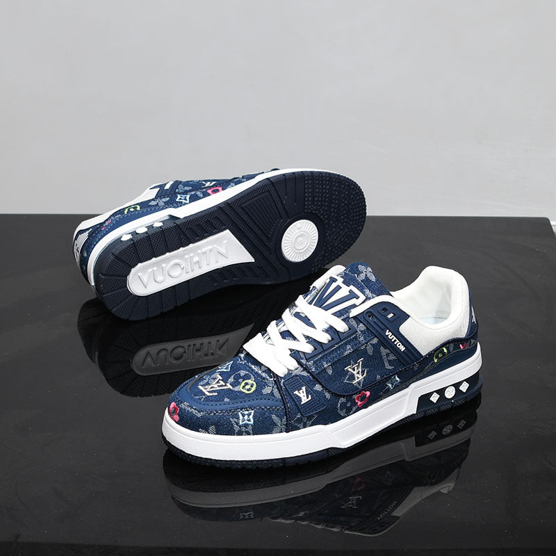 Spring embroidery men's shoes