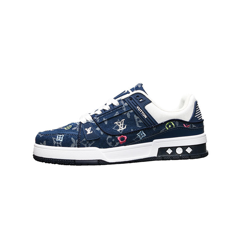 Spring embroidery men's shoes