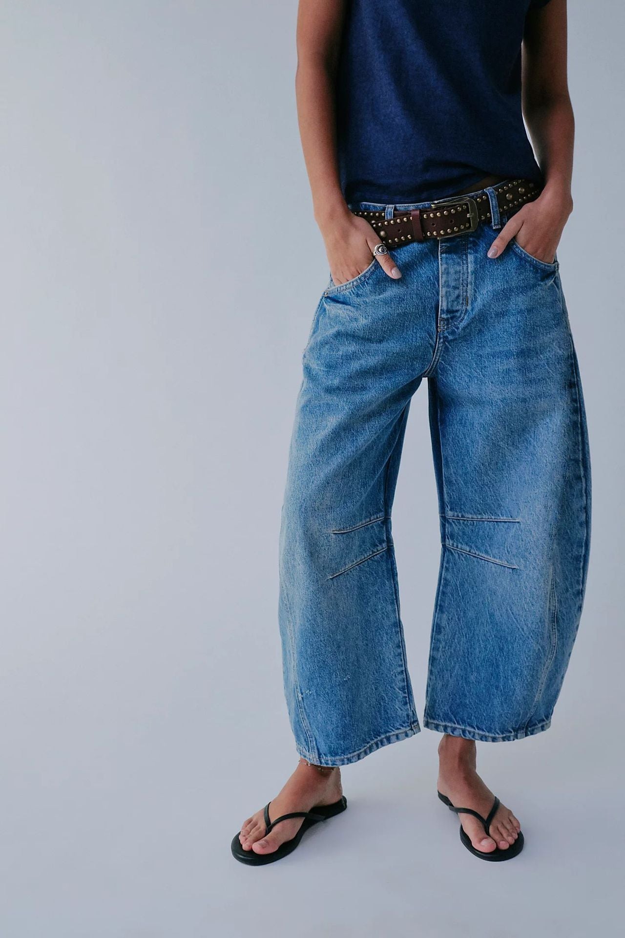 High Jeans Fashion Wide Leg Shape