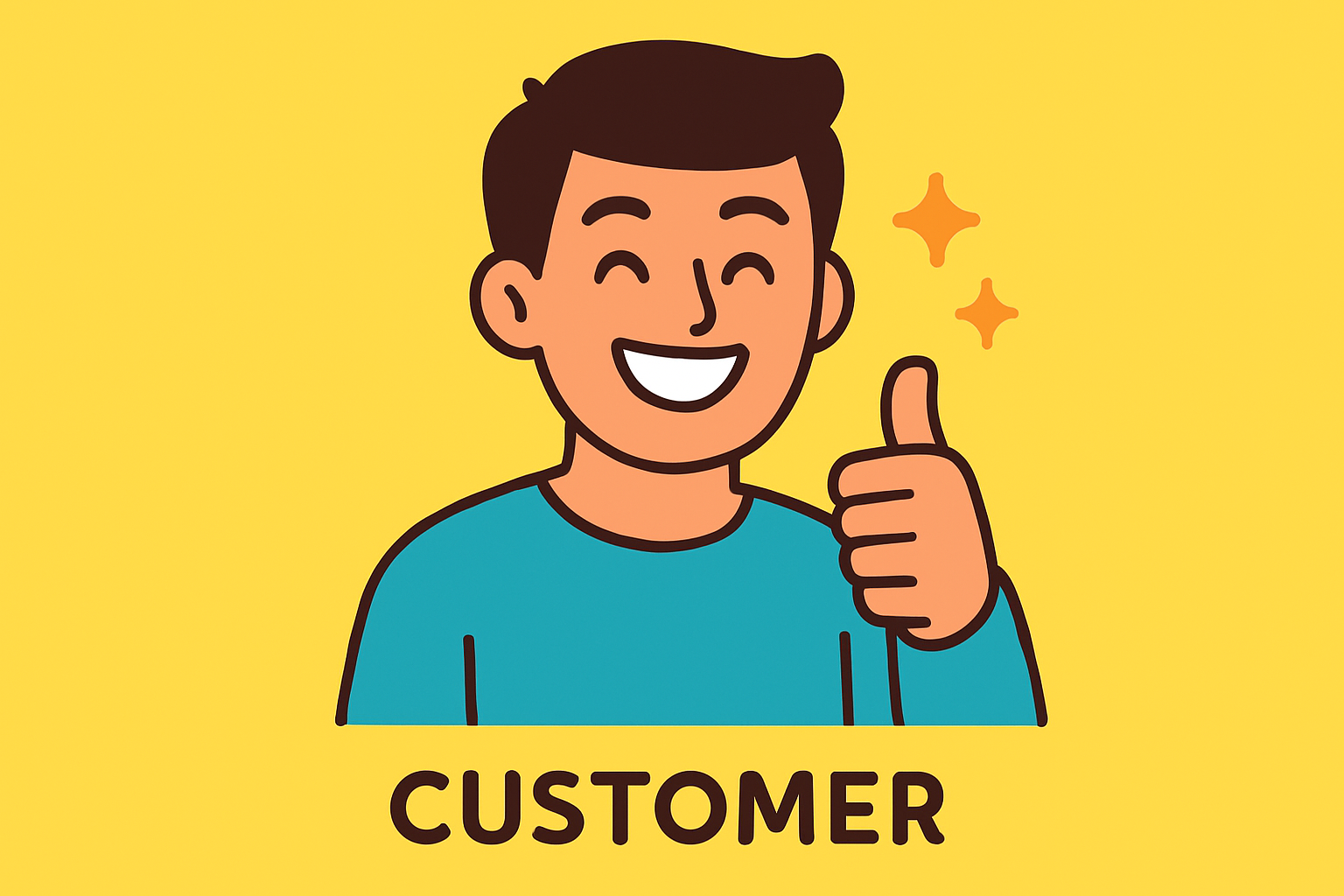 happy customer make it look 2d