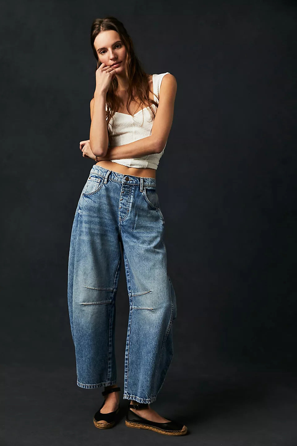 High Jeans Fashion Wide Leg Shape