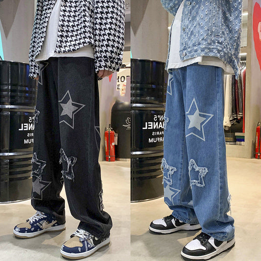 Fashion Personality New Spring Men's Jeans