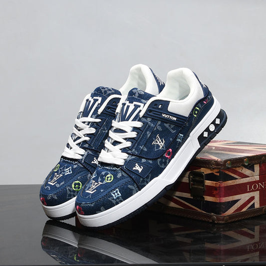 Spring embroidery men's shoes