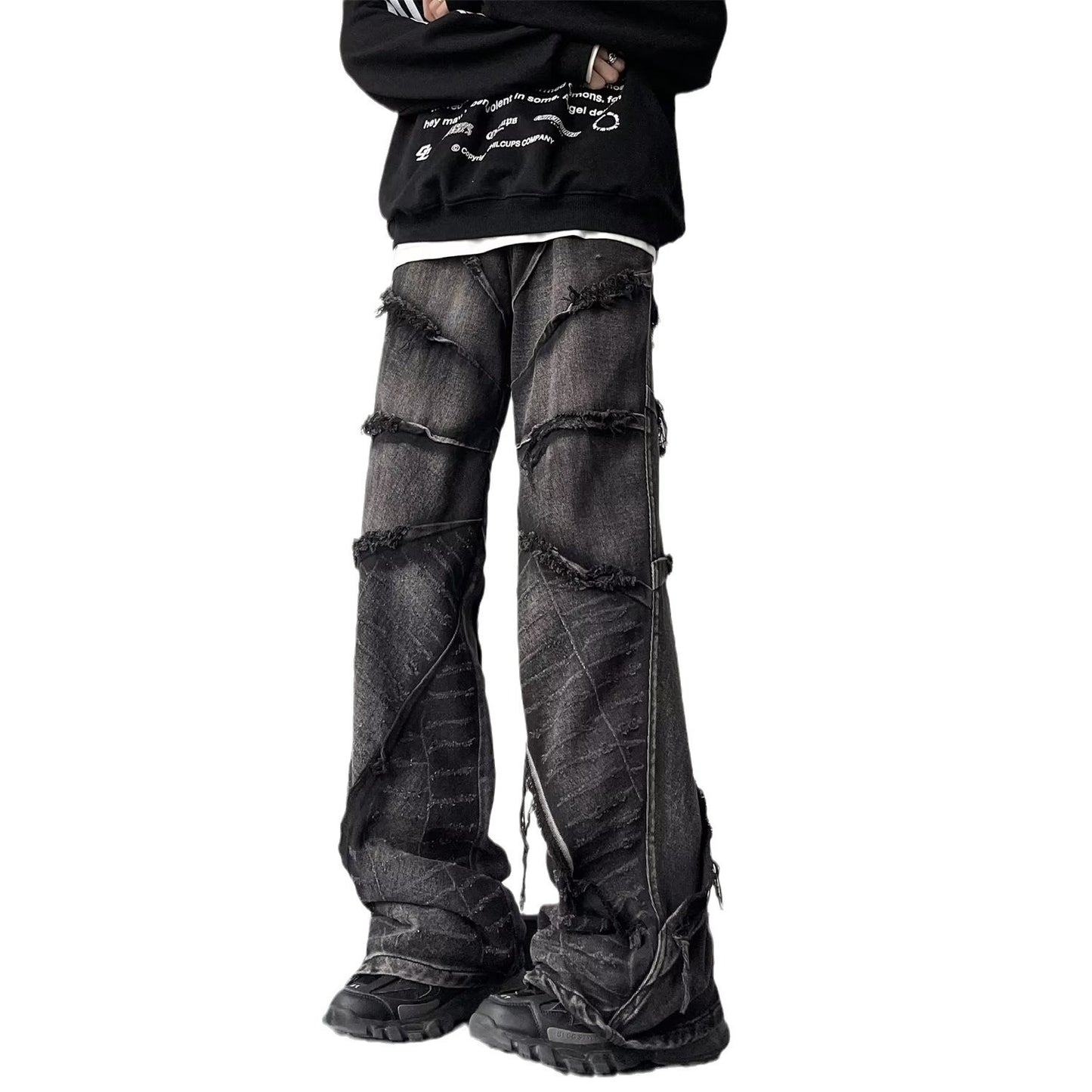 Men's Fashionable Retro Casual Washed Jeans